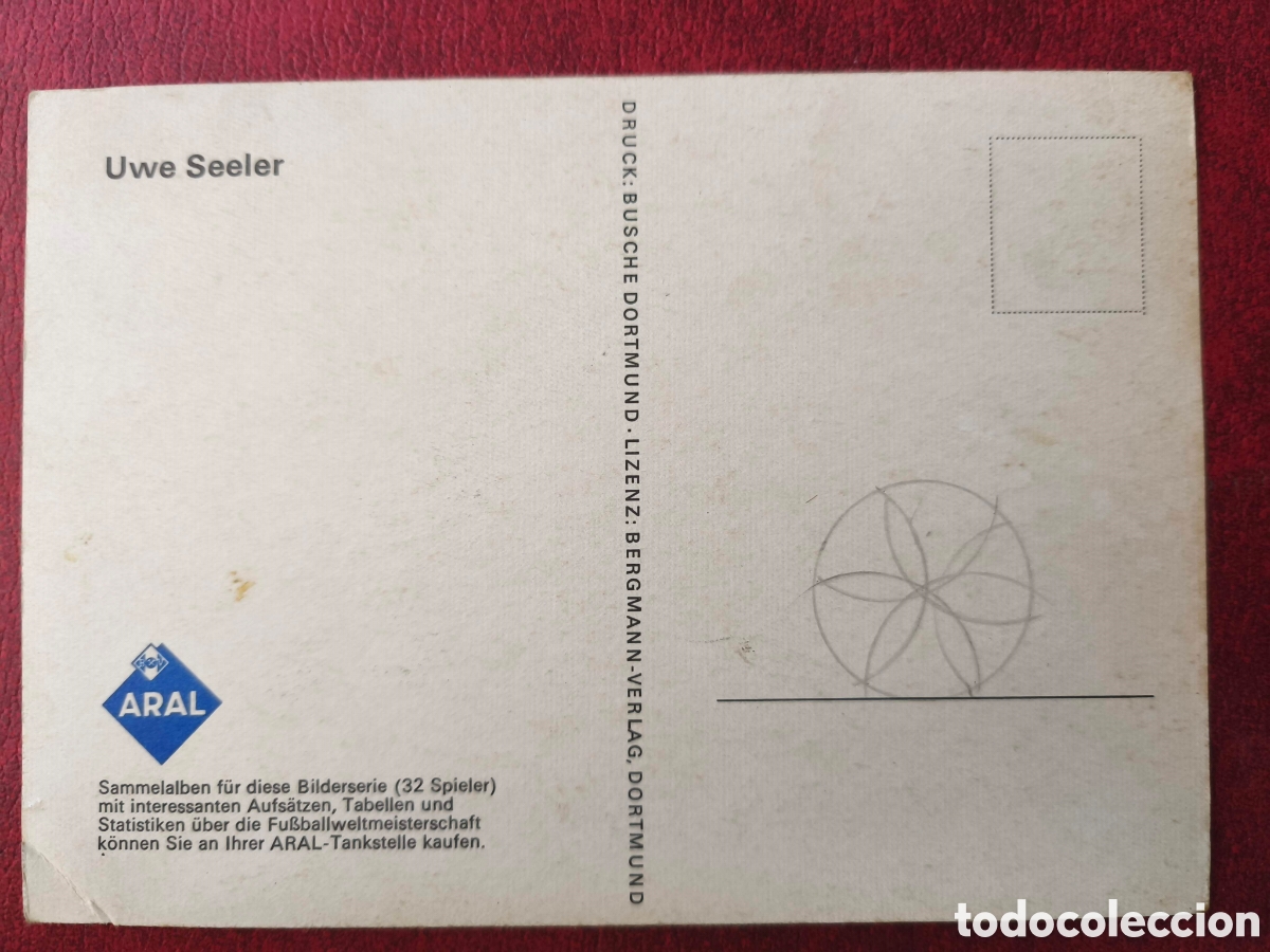 Postales: Alemania. 1966. Uwe Seeler - Foto 2