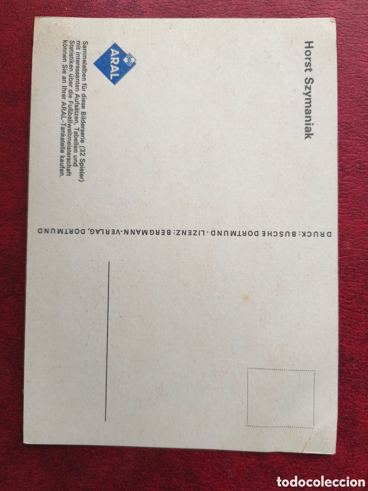 Postales: Alemania. 1966. Horst Szymaniak - Foto 2