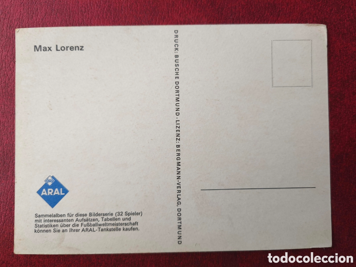 Postales: Alemania. 1966. Max Lorenz - Foto 2