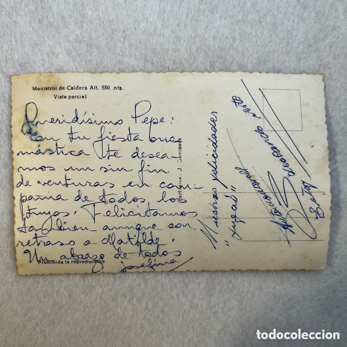 Postales: POSTAL MONISTROL DE CALDERS / BARCELONA - Foto 2