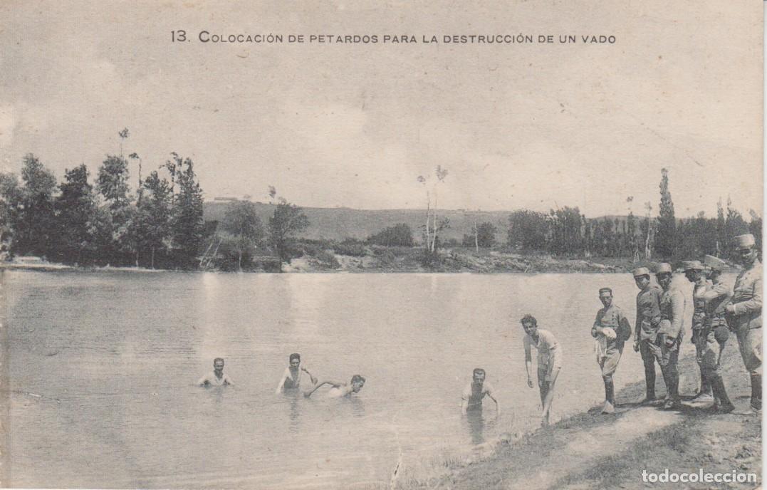 Postales: POSTAL COLOCACI&Oacute;N DE PETARDOS PARA LA DESTRUCCI&Oacute;N DE UN VADO