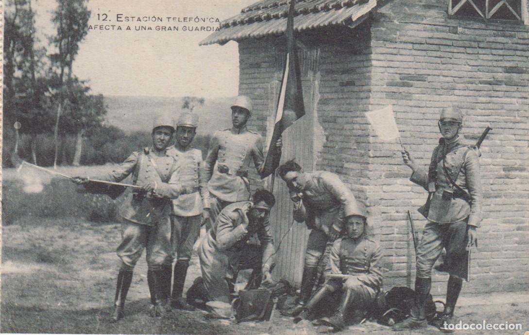 Postales: POSTAL ESTACI&Oacute;N TELEF&Oacute;NICA AFECTA A UNA GRAN GUARDIA