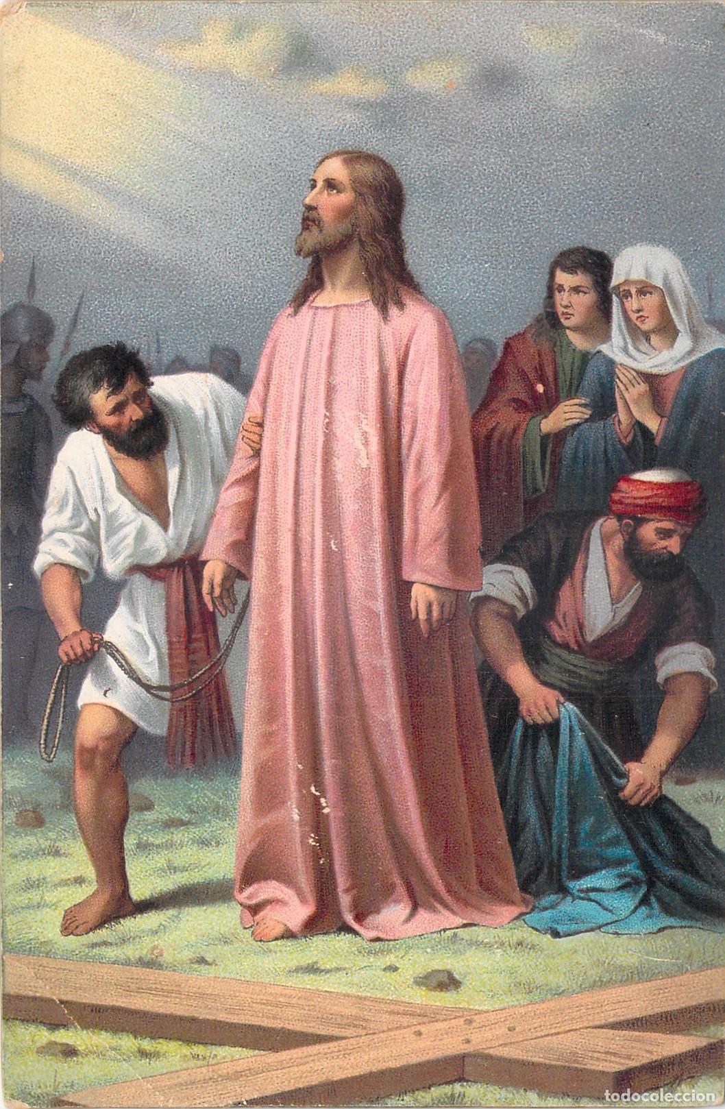Postales: Postal de arte religioso representando el G&oacute;lgota de Jos. Mathauser