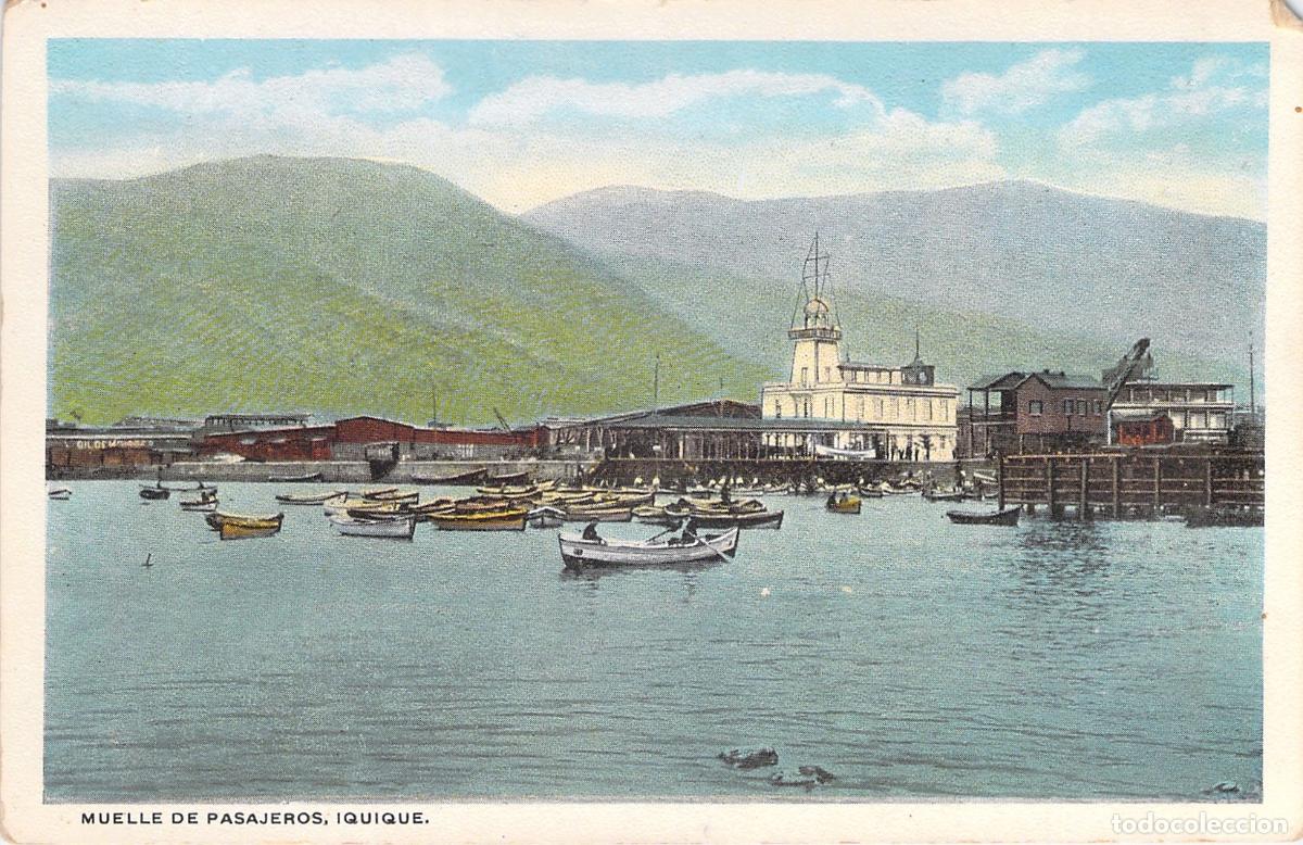 Postales: Postal de Iquique Muelle de Pasajeros Chile