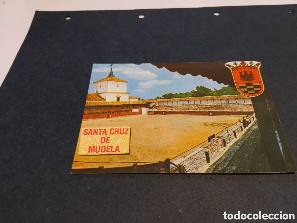 Postales: Postal Las virtudes,sta cruz de mudela,plaza de toros cuadrada a&ntilde;o 1641
