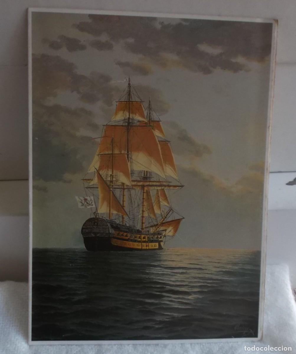 Postales: postal del Navio Nuestra Se&ntilde;ora del Pilar de Zaragoza