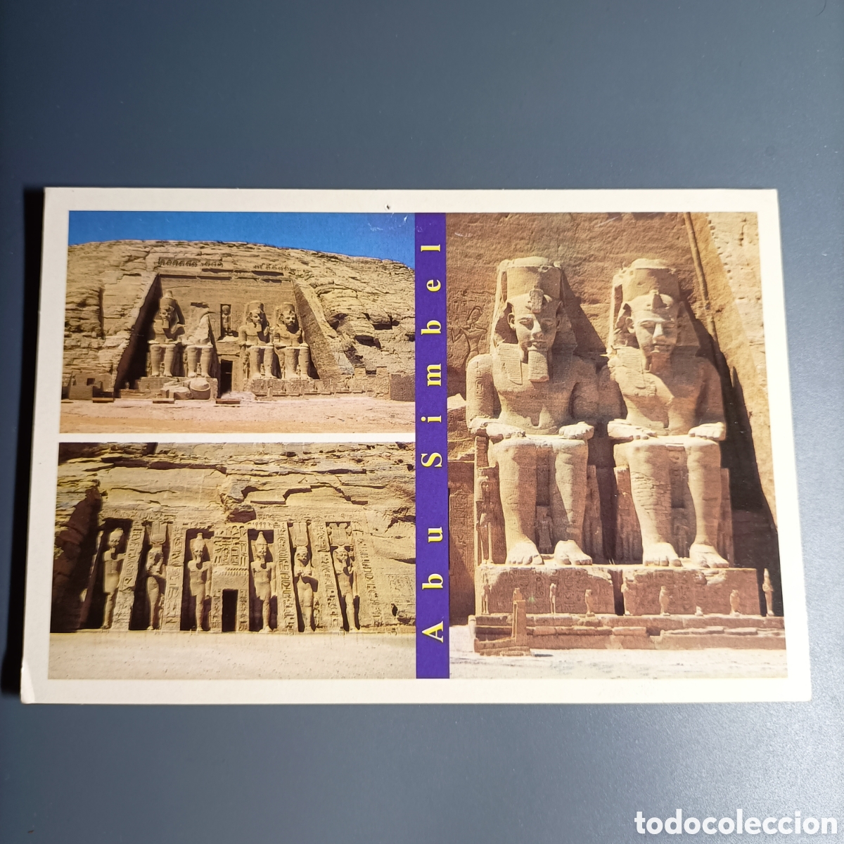 Postales: TARJETA POSTAL CIRCULADA. №CO 908 ABU SIMBEL. ASWAN. EGIPTO