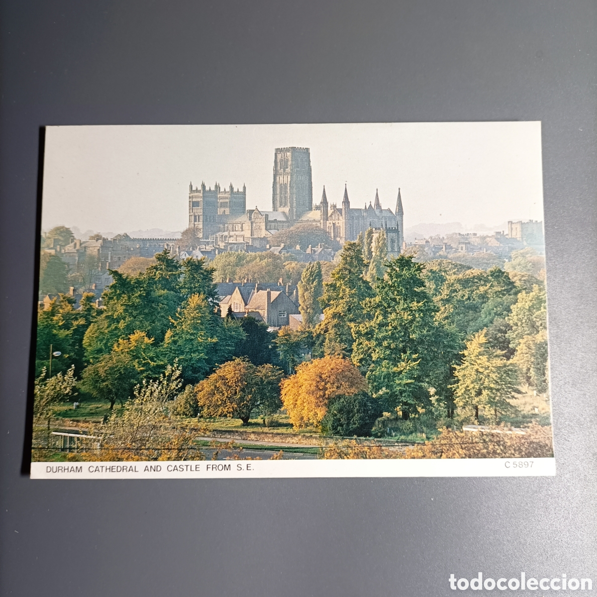 Postales: TARJETA POSTAL SIN CIRCULAR. №C 5897 DURHAM. CATEDRAL AND CASTLE FROM S.E