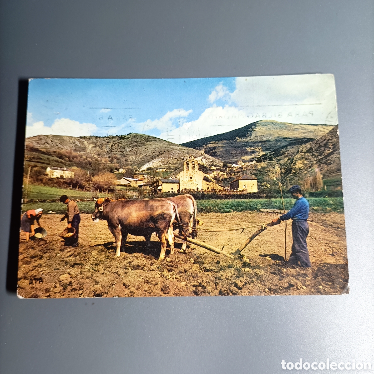 Postales: TARJETA POSTAL CIRCULADA. №66-L1-1033 - LLO. LA CERDAGNE FRANCAISE. VISTA GENERAL