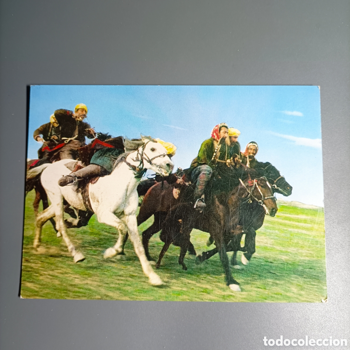 Postales: TARJETA POSTAL SIN CIRCULAR. №8 THE BUZKASHU GAME IN PROGRESS. AFGANIST&Aacute;N