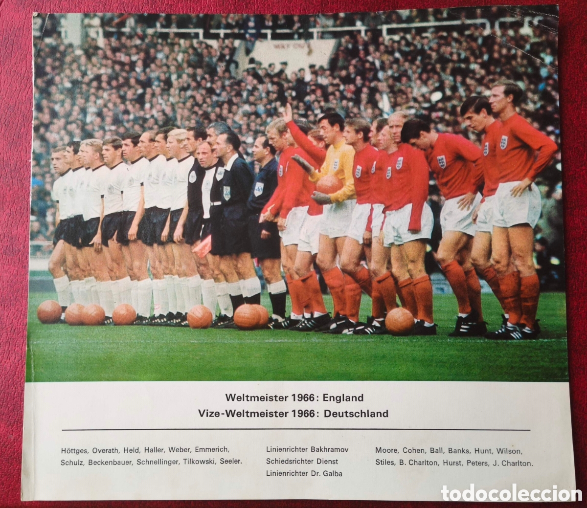 Postales: Alemania. 1966. Alemania VS Inglaterra