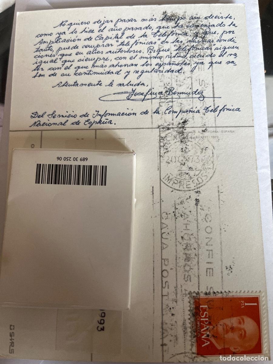 Postales: Postal de Telef&oacute;nica 1973 - Foto 3