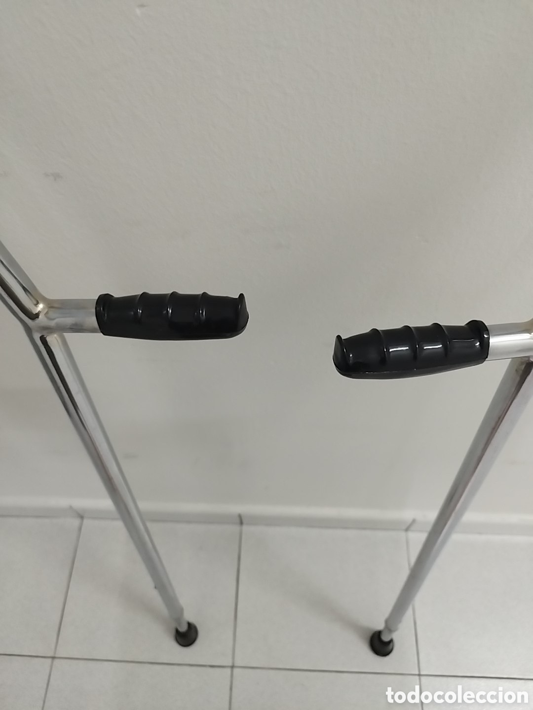 Postales: Muletas acero en perfecto estado - Foto 2