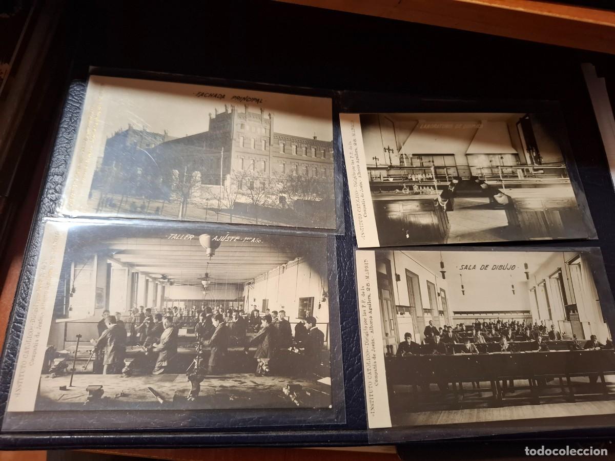 Postales: 4 postales fotografica. Instituto catolico de arte e industrias de Madrid. 14 x 9 cm.