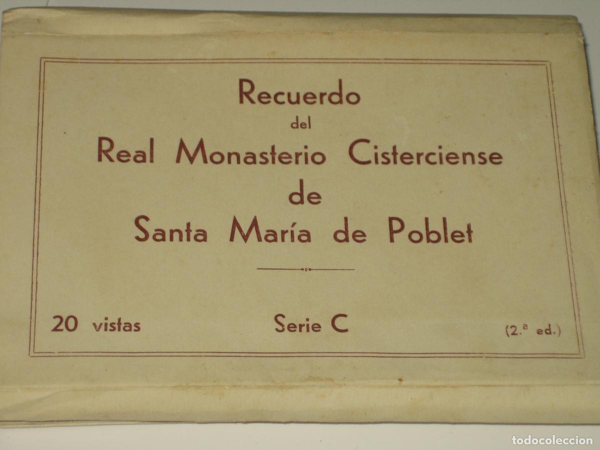 Postales: ANTIGUAS POSTALES - VER FOTO - POBLET - DESPLEGABLE CON 20 POSTALES