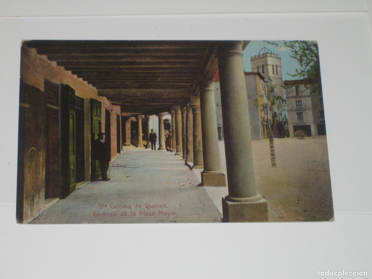 Postales: ANTIGUAS POSTALES - VER FOTO - SANTA COLOMA DE QUERALT - PLAZA MAYOR - COLOREADA