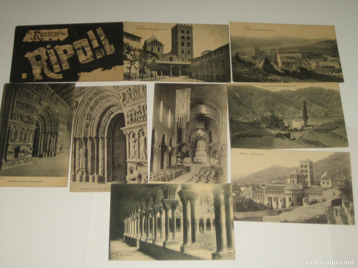 Postales: ANTIGUAS POSTALES - VER FOTO - RIPOLL - LOTE DE 9 POSTALES