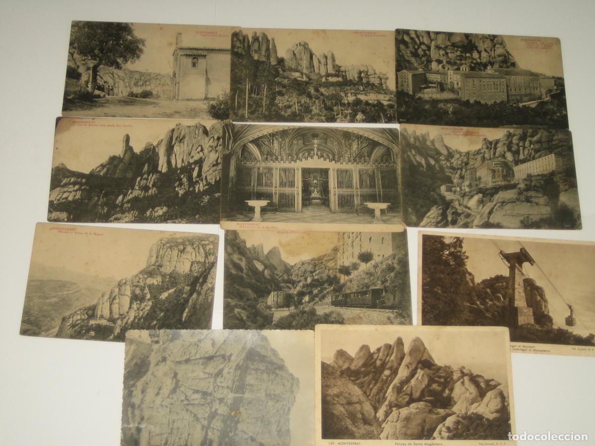 Postales: ANTIGUAS POSTALES - VER FOTO - MONTSERRAT - LOTE DE 11 POSTALES -