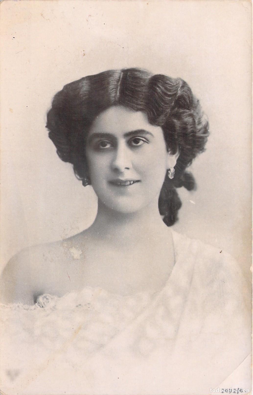 Postales: Postal antigua de retrato de mujer joven