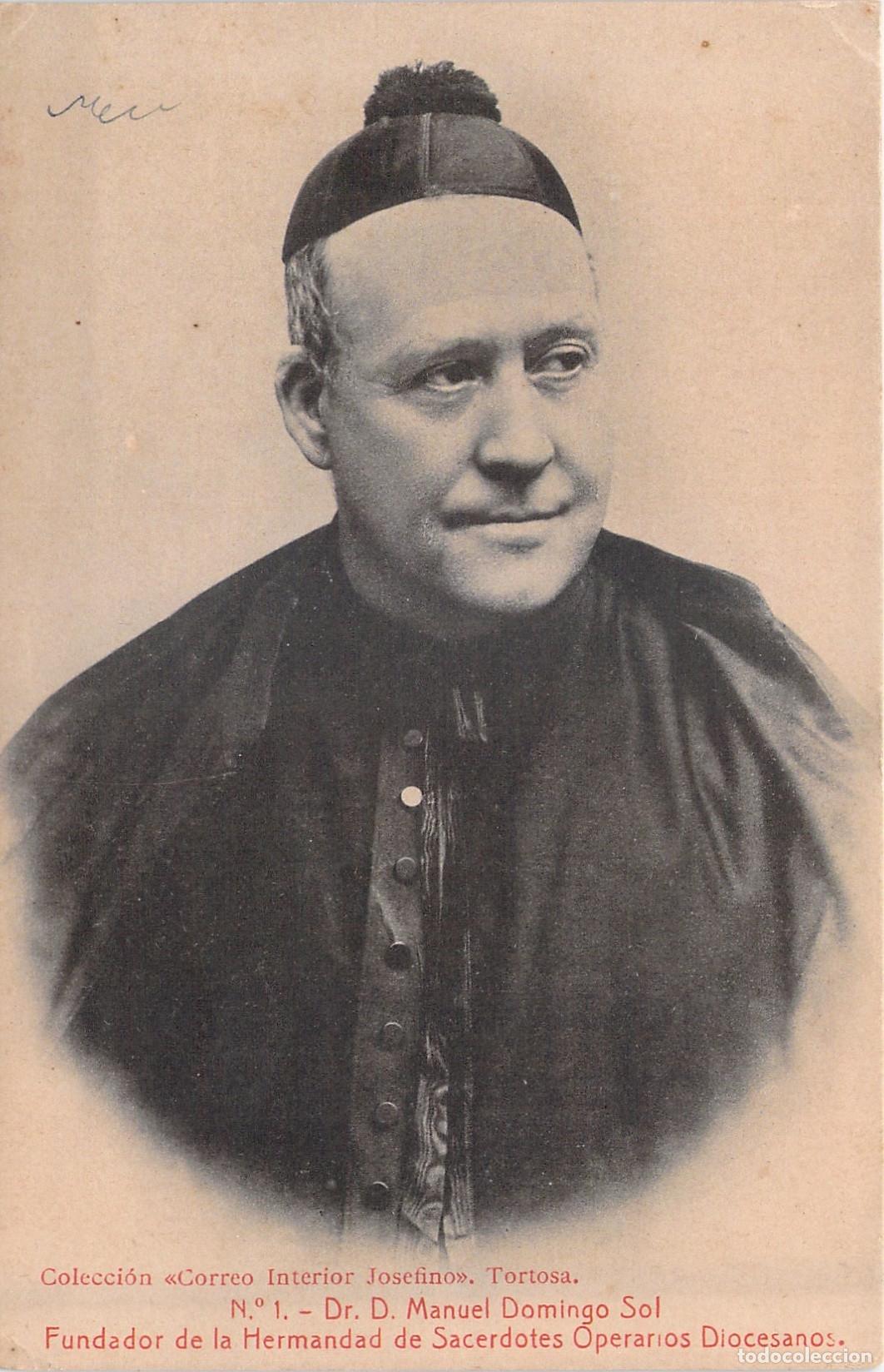 Postales: Postal de Manuel Domingo Sol Fundador de la Hermandad de Sacerdotes