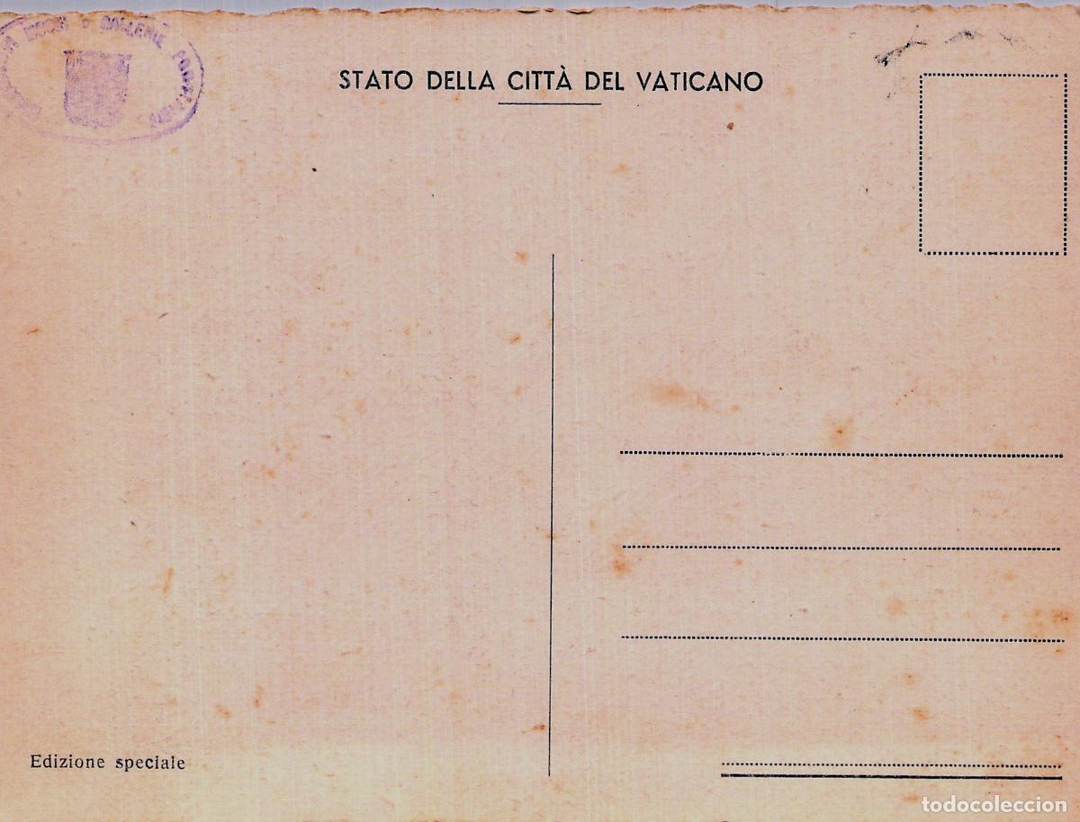 Postales: Postal de la Biblioteca del Vaticano Salone Sistino - Foto 2