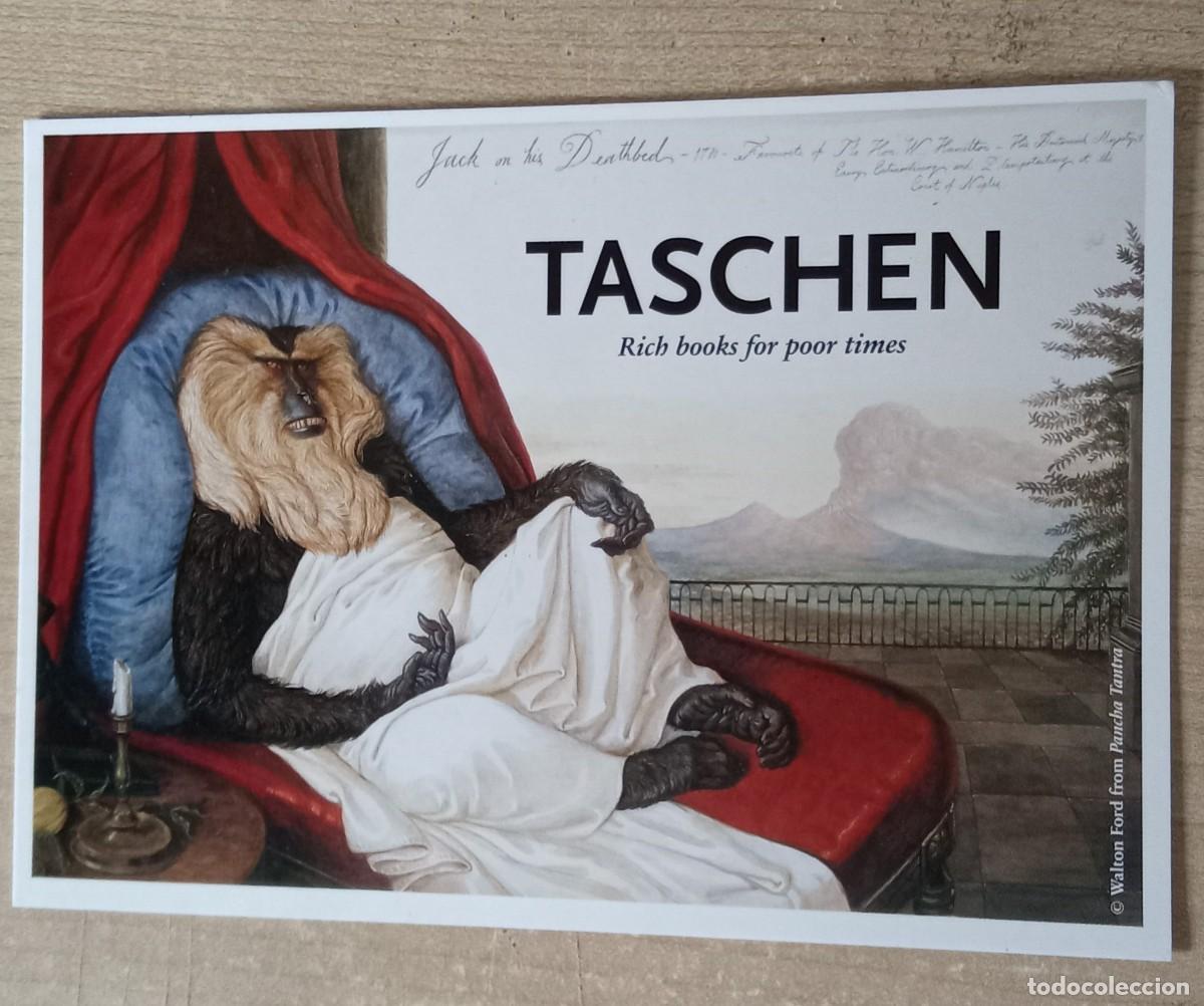 Postales: postal TASCHEN rich books for poor times
