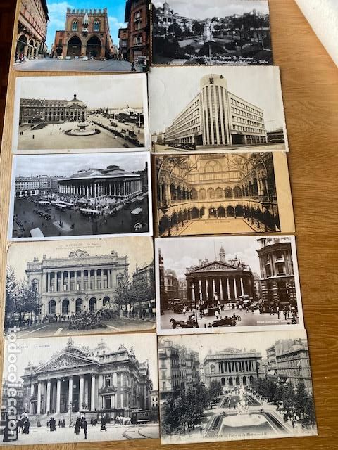 Postales: 10 postales de edificios de Bolsa, Stock Exchange, Bourse en Europa