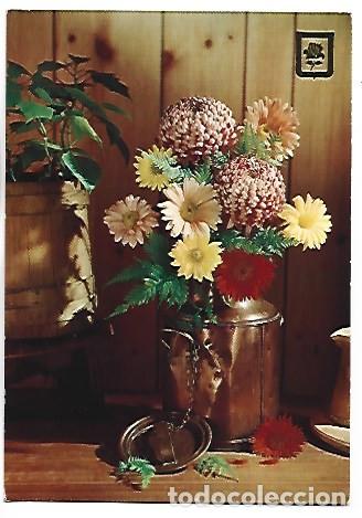 Postales: CANTARA CON RAMO DE FLORES - Foto 1