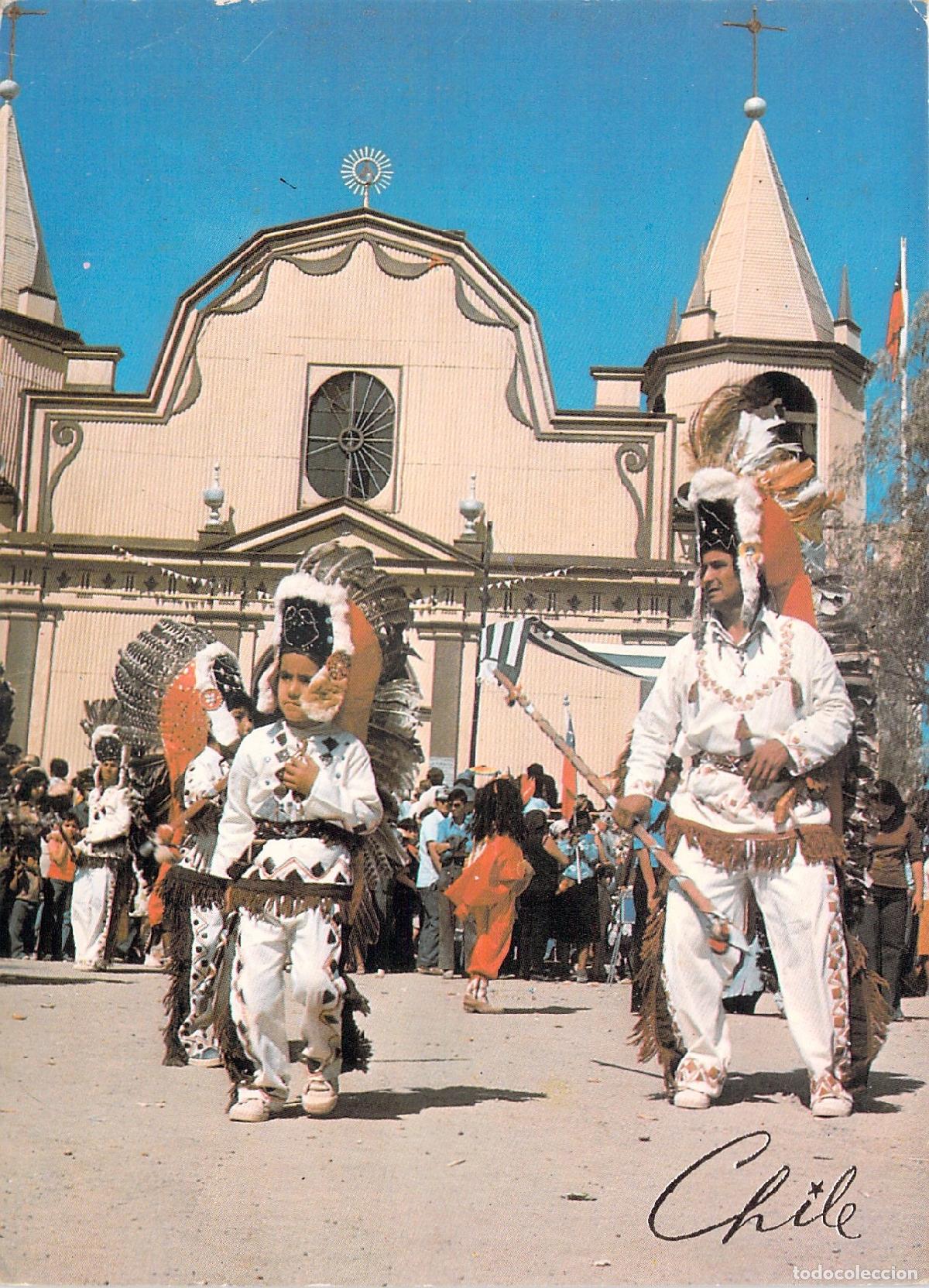 Postales: Postal de la Ceremonia Religiosa de La Tirana en Chile