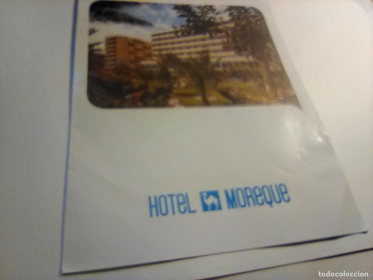 Postales: HOTEL MOREQUE DE HOTELES MELIA FELICITANDO NAVIDAD Y A&Ntilde;O 1974