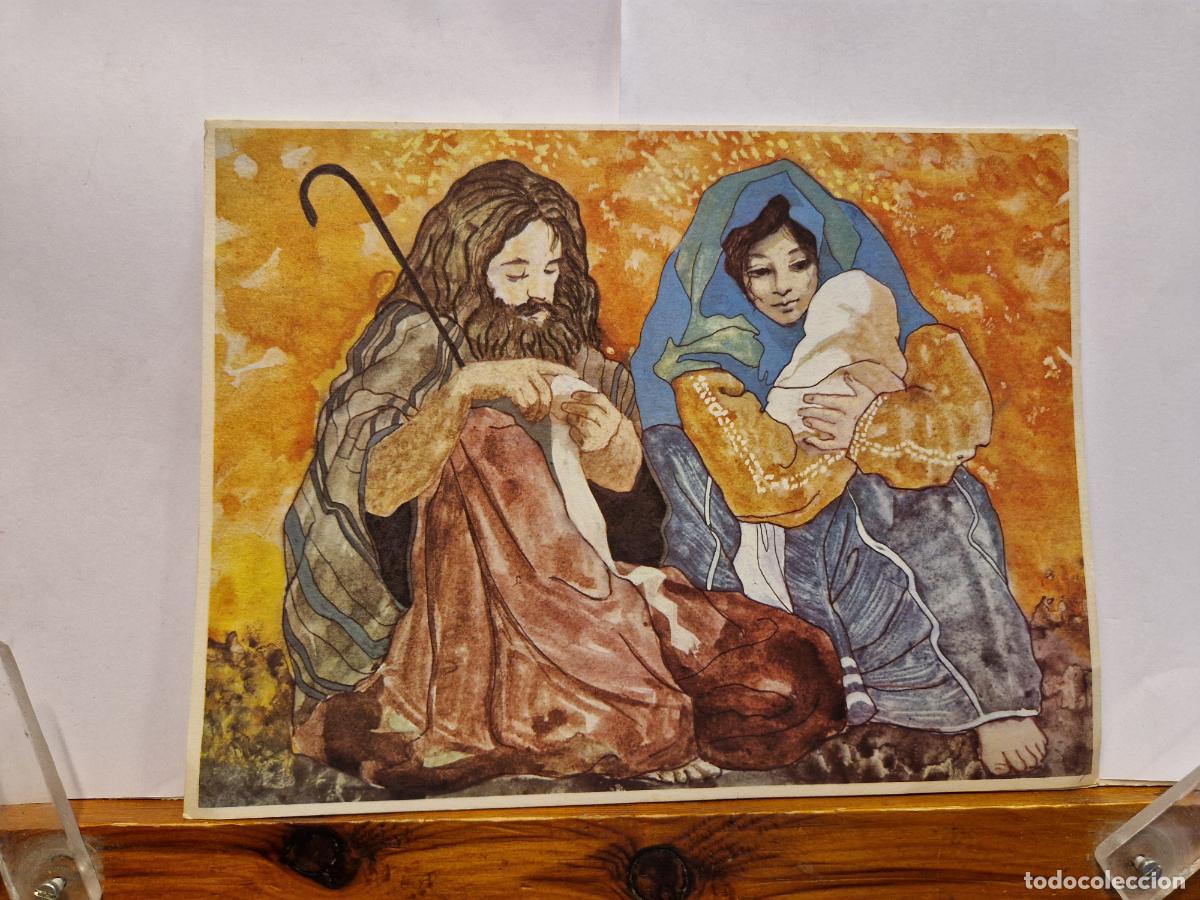 Postales: BONITA POSTAL CIRCULADA. DIPTICO. MENSAJE NAVIDE&Ntilde;O DEL CORTE INGLES-