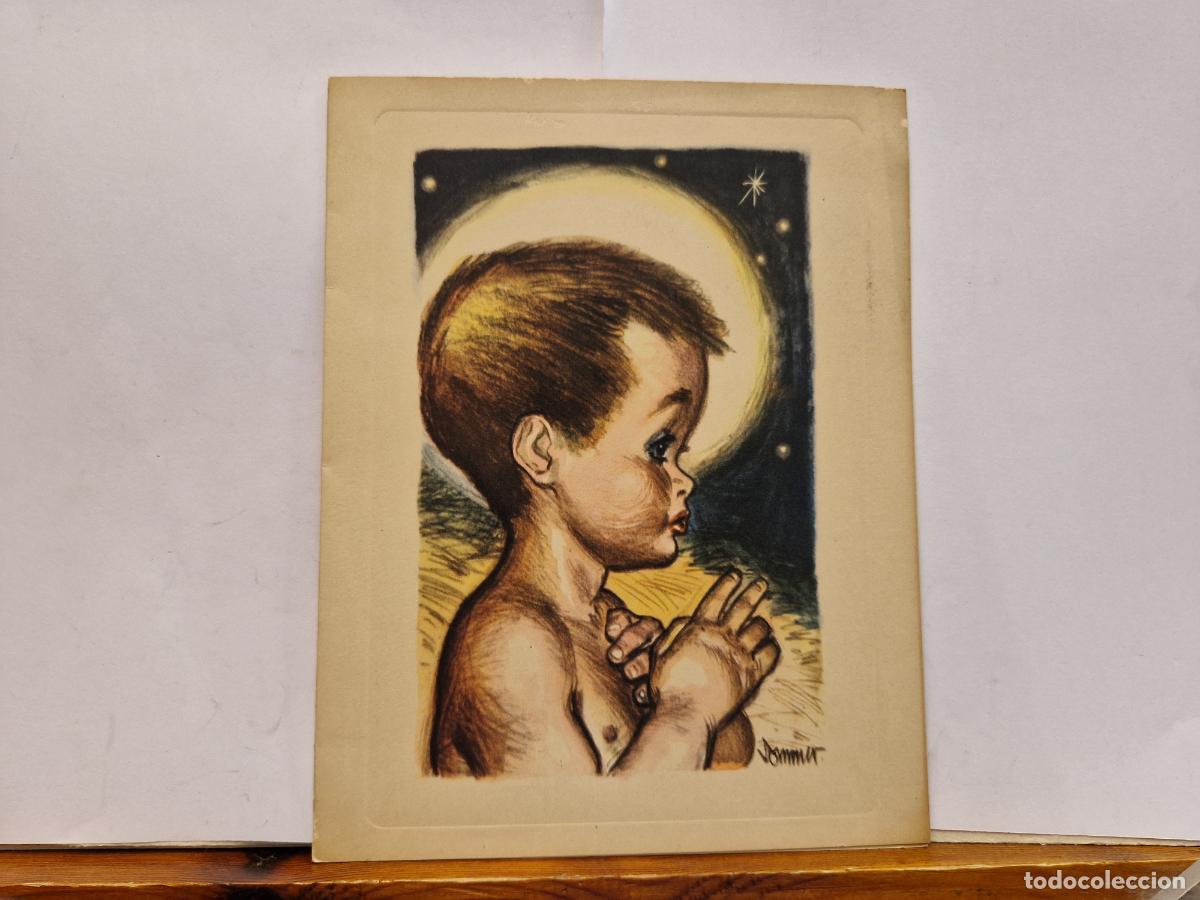 Postales: BONITA POSTAL CIRCULADA. DIPTICO. FELICES NAVIDADES Y PROSPERO A&Ntilde;O. LABORATORIOS B.O.I. 1956