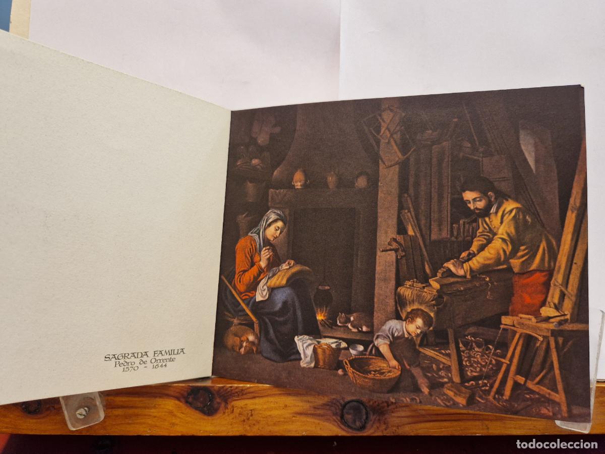 Postales: BONITA POSTAL CIRCULADA. DIPTICO. FELICES NAVIDADES Y PROSPERO A&Ntilde;O. SAGRADAFAMILIA PEDRODE ORRENTE.