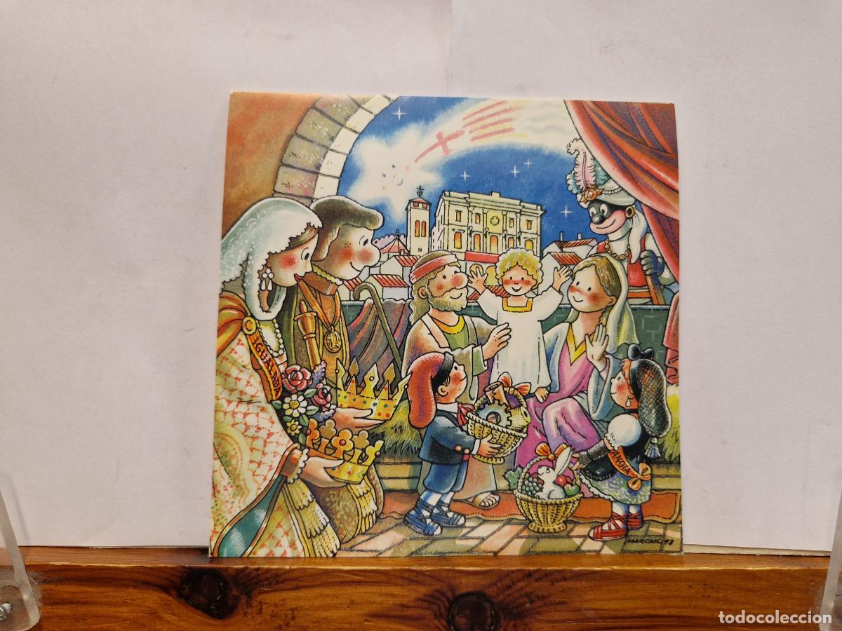 Postales: BONITA POSTAL CIRCULADA. DIPTICO. FELICES NAVIDADES Y PROSPERO A&Ntilde;O. JOSEPM. ALCADE D'IGUALADA1998