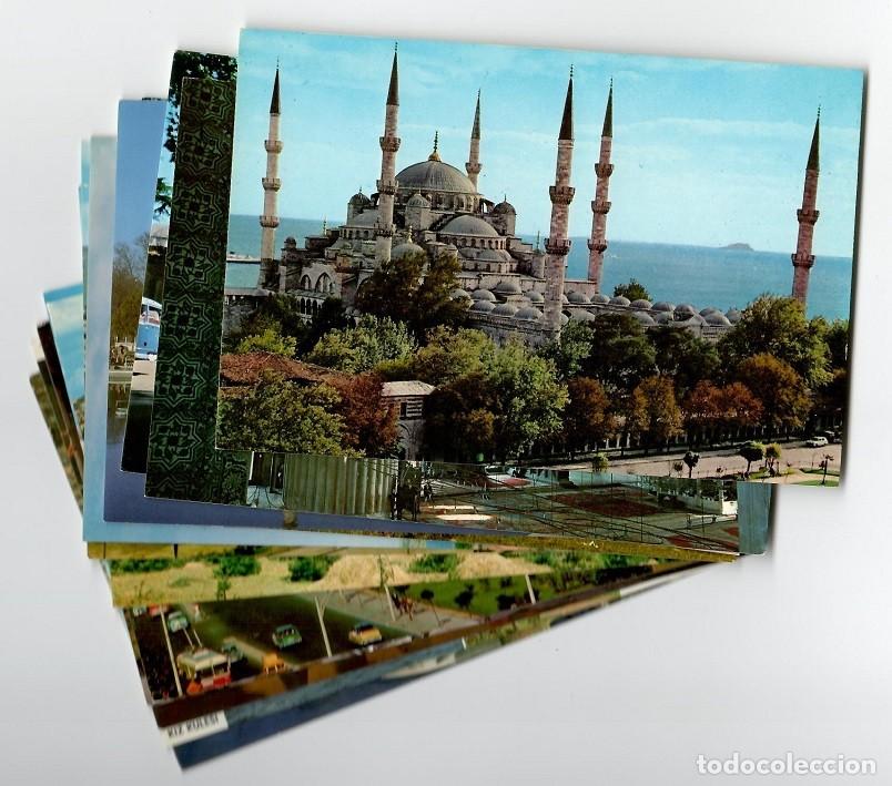 Postales: 14 Postales en color de Estambul Turqu&iacute;a sin circular - Istanbul &middot; Turkiye / Lote muy comercial
