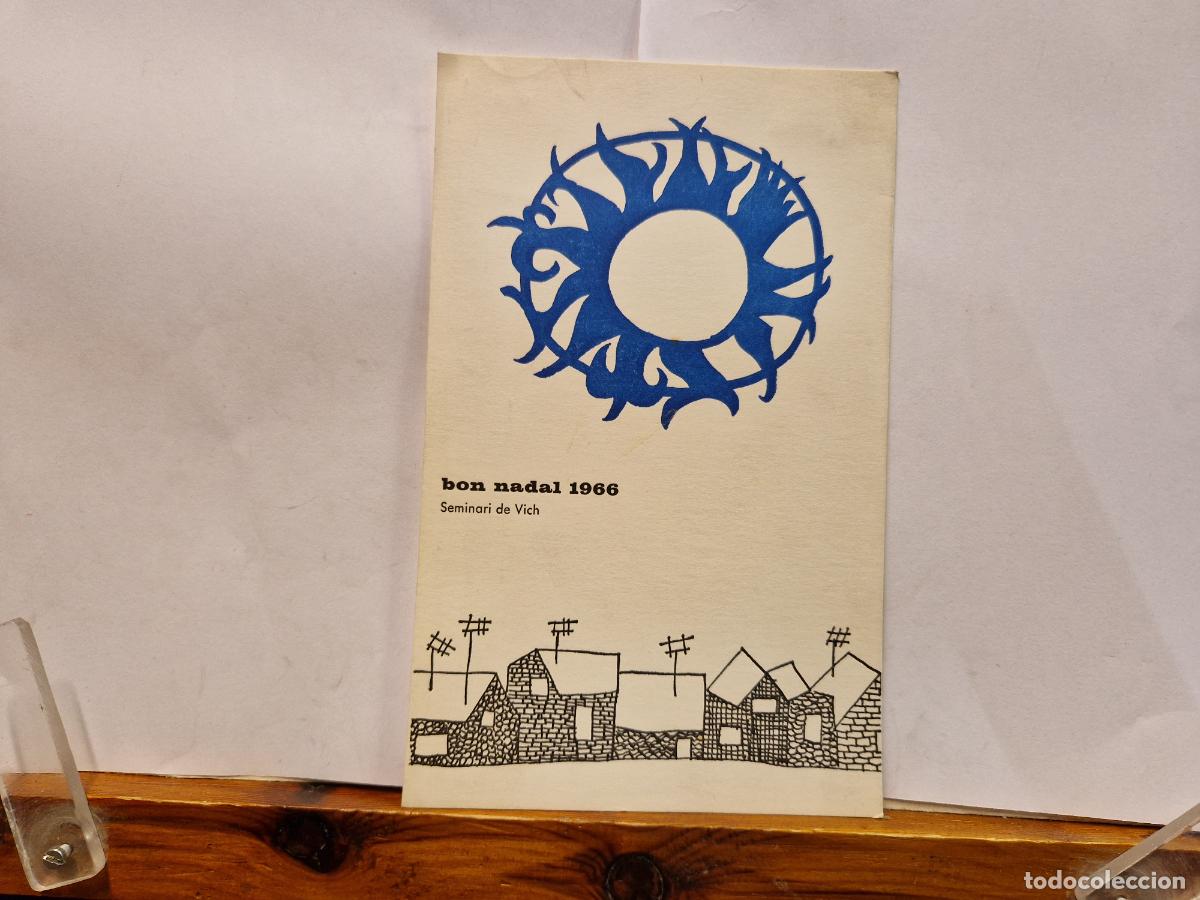 Postales: BONITA POSTAL CIRCULADA. BON NADAL 1966. SEMINARI DE VICH.