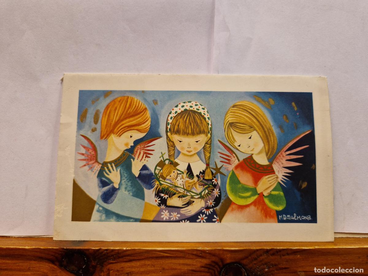 Postales: BONITA POSTAL CIRCULADA. DIPTICO. FELICES FIESTAS Y PROSPERO A&Ntilde;O NUEVO.