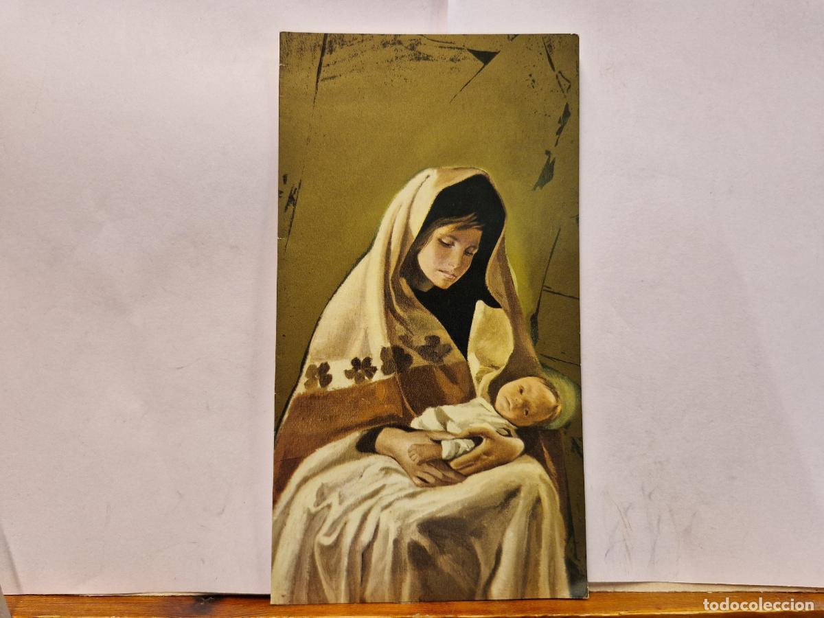 Postales: BONITA POSTAL CIRCULADA. DIPTICO. FELIZ NAVIDAD Y PROSPERO A&Ntilde;O NUEVO. LABORATORIOS ARTIACH ZARAGOZA
