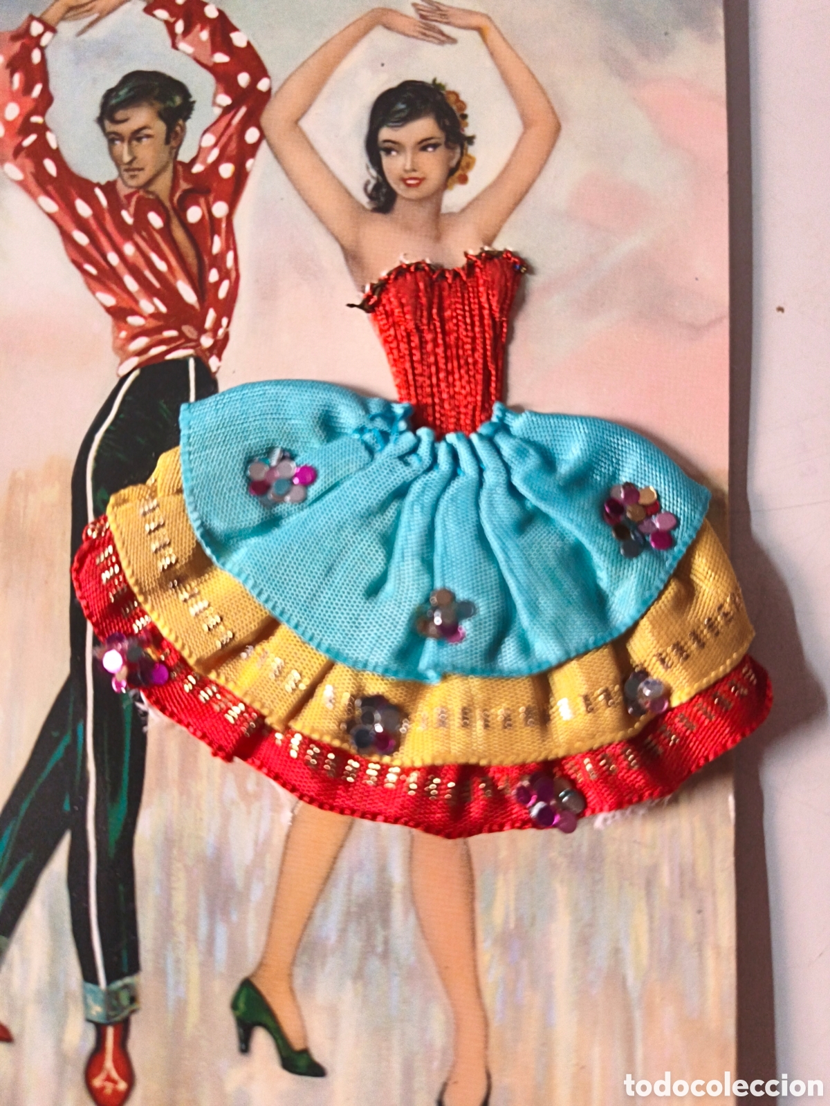 Postales: Postal pareja de bailaores - Foto 3