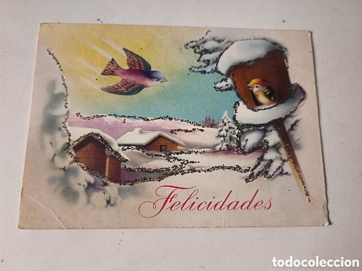 Postcards: Postal Felicidades paisaje navide&ntilde;o