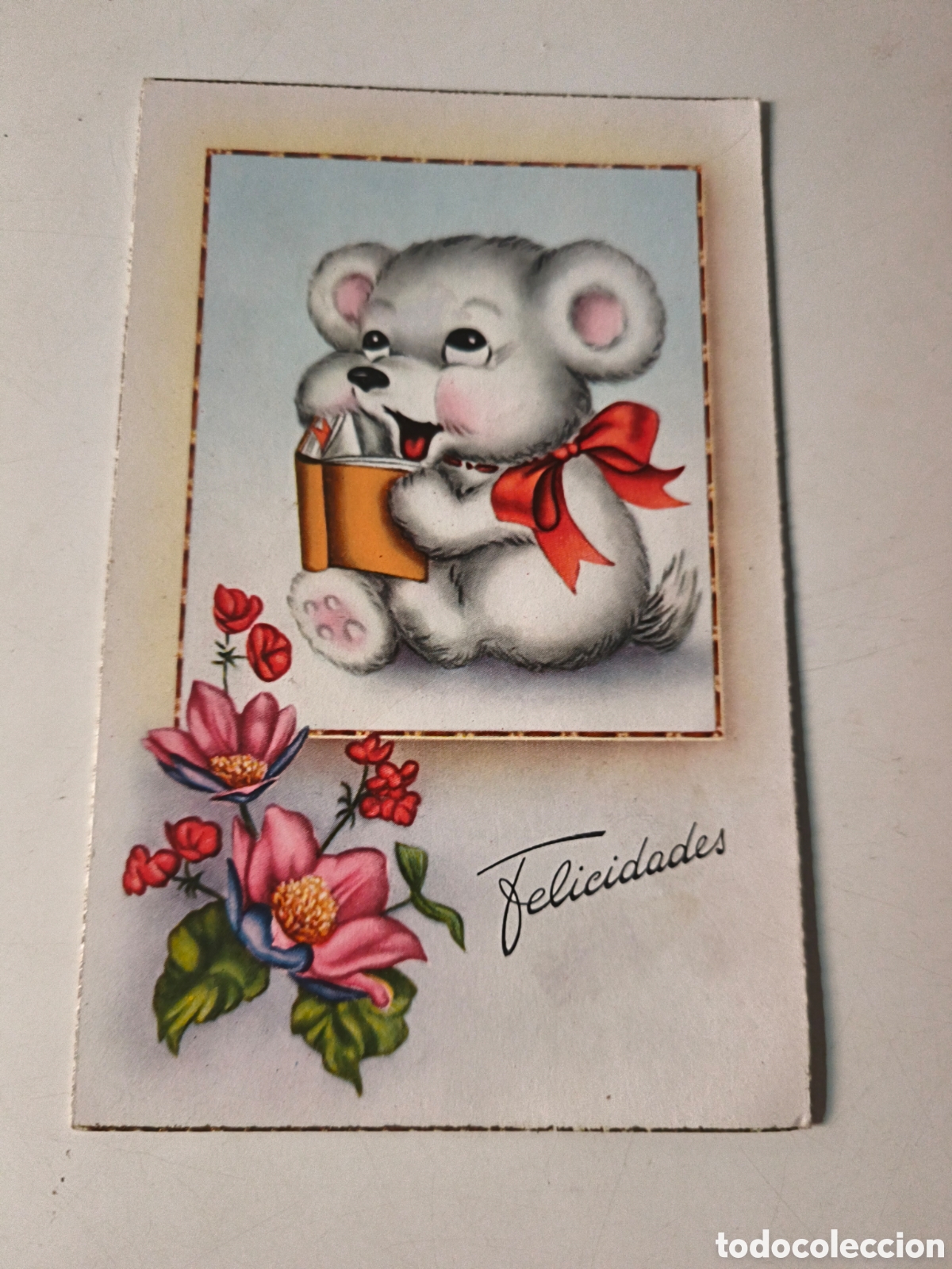 Postcards: Postal Felicidades osito