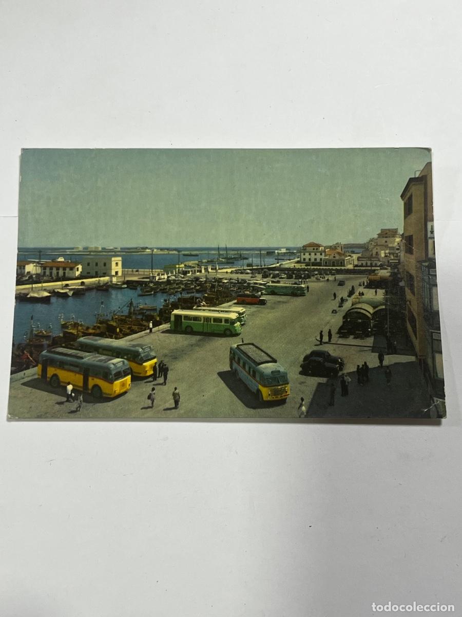 Postales: TARJETA POSTAL. VISTA DEL PUERTO DESDE LA MARINA. ALGECIRAS, C&Aacute;DIZ.