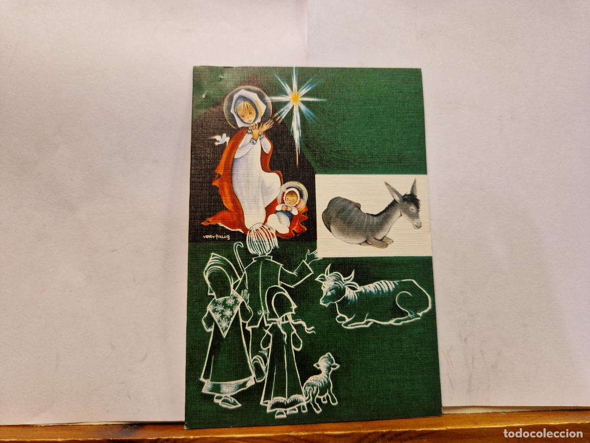 Postales: BONITA POSTAL CIRCULADA. DIPTICO. FELIZ NAVIDAD Y PROSPERO A&Ntilde;O NUEVO.