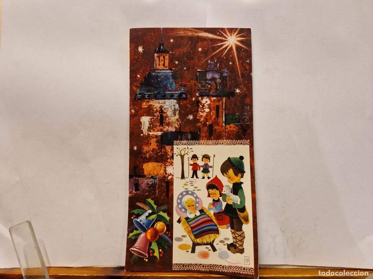 Postales: BONITA POSTAL CIRCULADA. DIPTICO. FELIZ NAVIDAD Y PROSPERO A&Ntilde;O NUEVO. COSMO QUIMICO