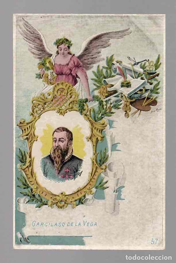 Postales: TARJETA POSTAL GARCILASO DE LA VEGA N&ordm; 337 TARJETA POSTAL ARTISTICA ESPA&Ntilde;OLA. C.1900