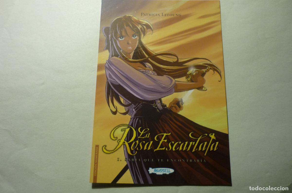 Postales: postal rossell comics la rosa escarlata