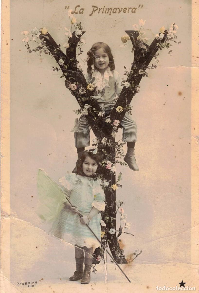 Postales: :::: LC379 - ANTIGUA POSTAL - LA PRIMAVERA - 1911