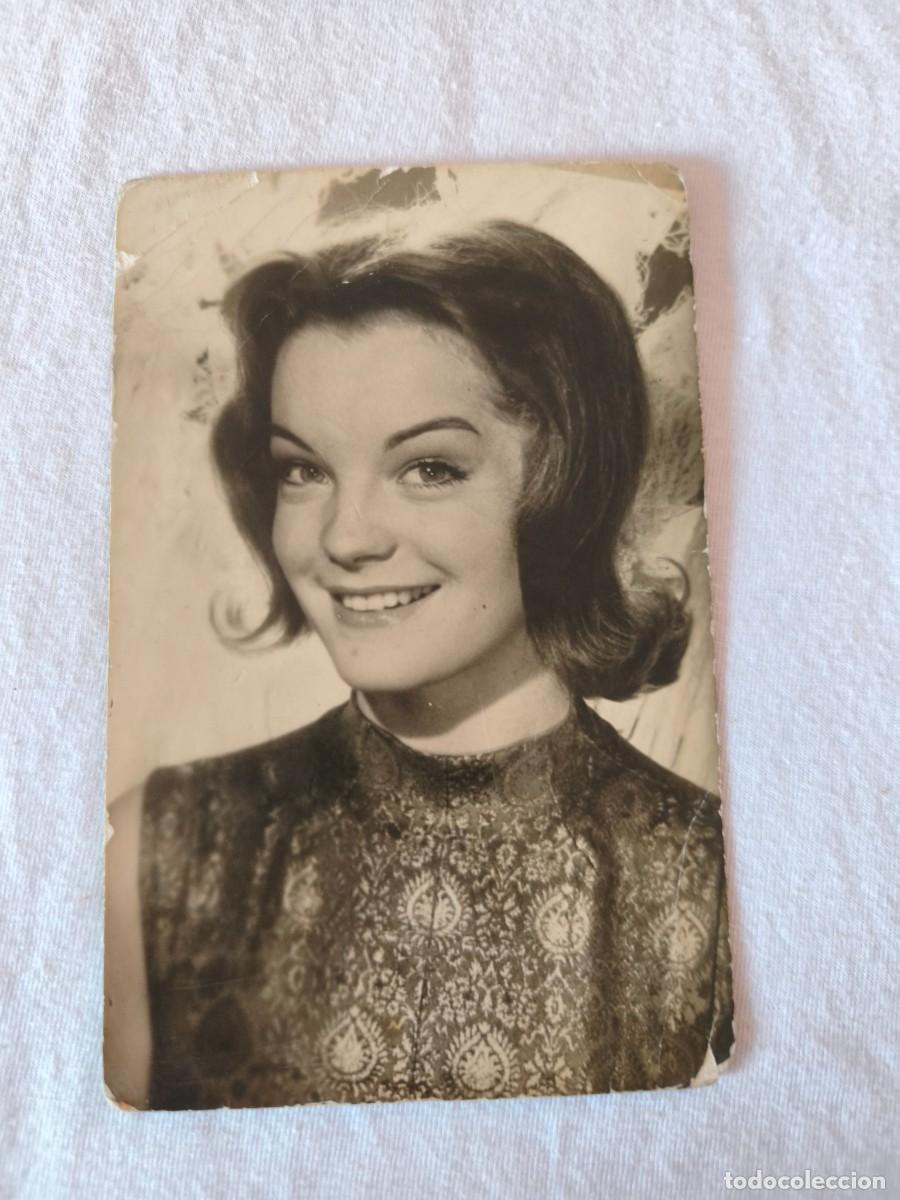 Postales: Foto Postal Romy Schneider antigua escrita estado normal