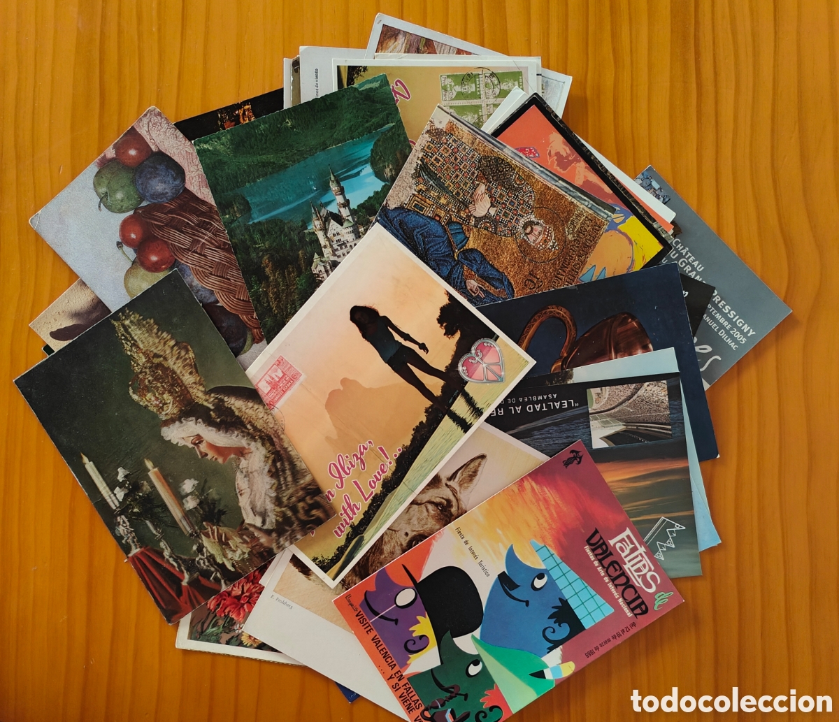 Postais: :::: L04 - LOTE DE 50 POSTALES EN COLOR