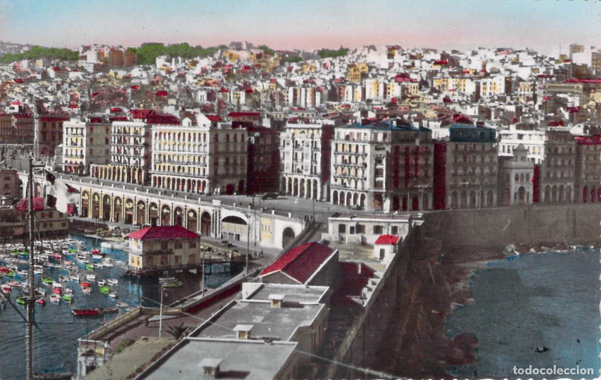 Postais: Postal de Argel, Vista General y el Boulevard Carnot